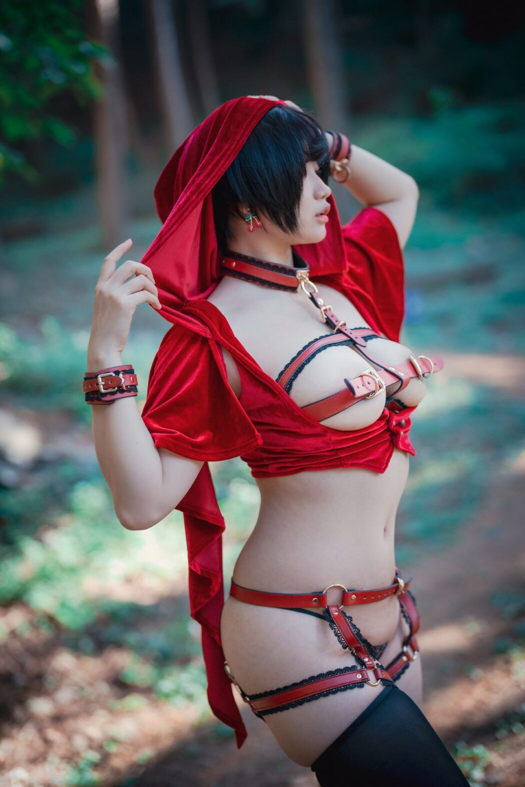 DJAWA Mimmi 밈미 Naughty Red Hiring Hood B
