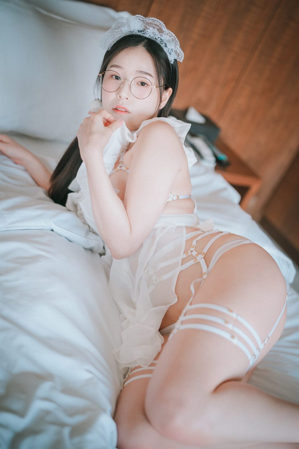 DJAWA Pia 피아 Sheer Chiffon Apron