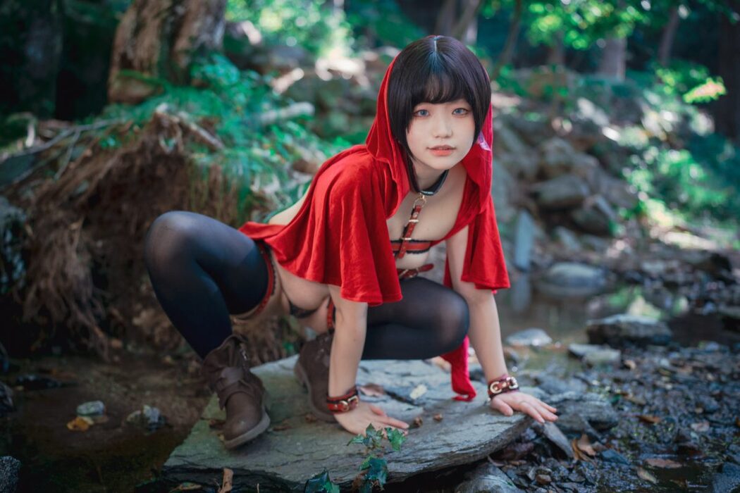 DJAWA Mimmi 밈미 Naughty Red Hiring Hood A