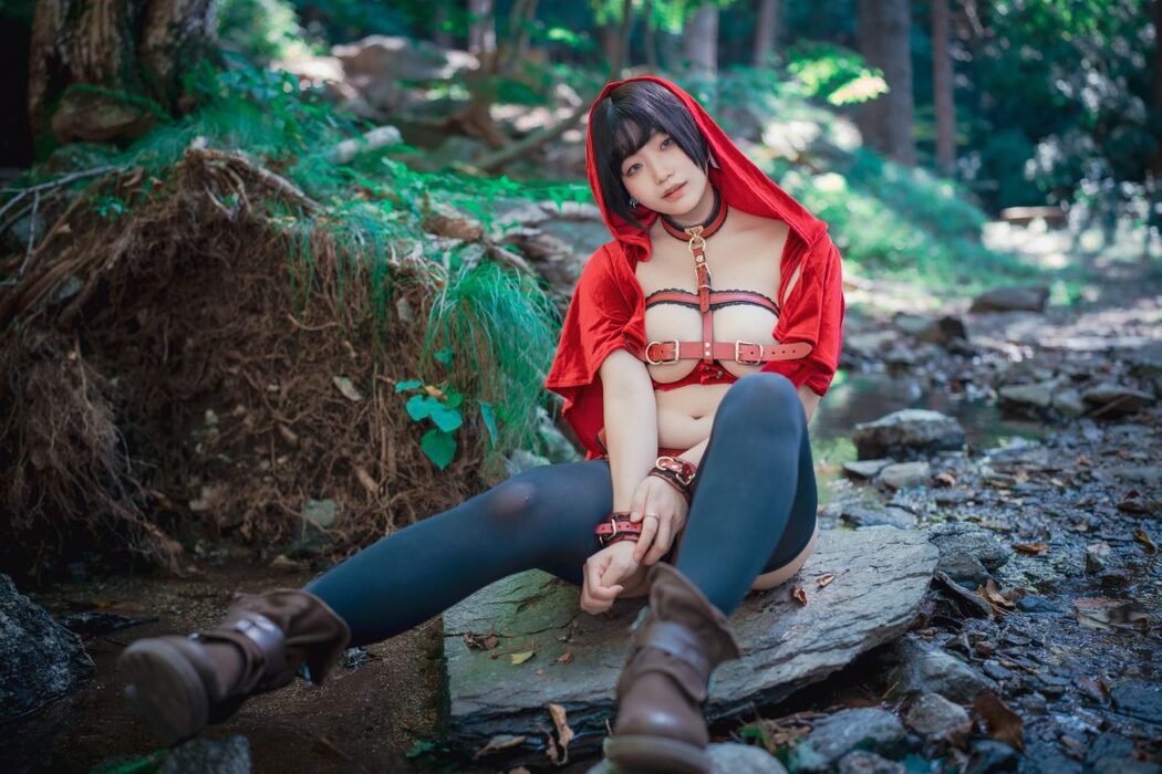 DJAWA Mimmi 밈미 Naughty Red Hiring Hood A