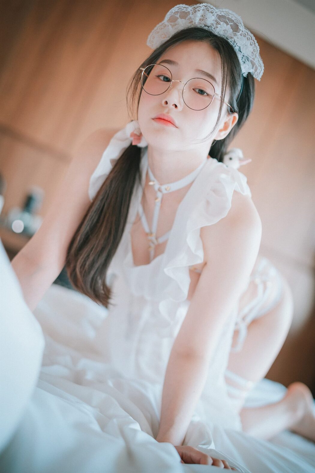 DJAWA Pia 피아 Sheer Chiffon Apron