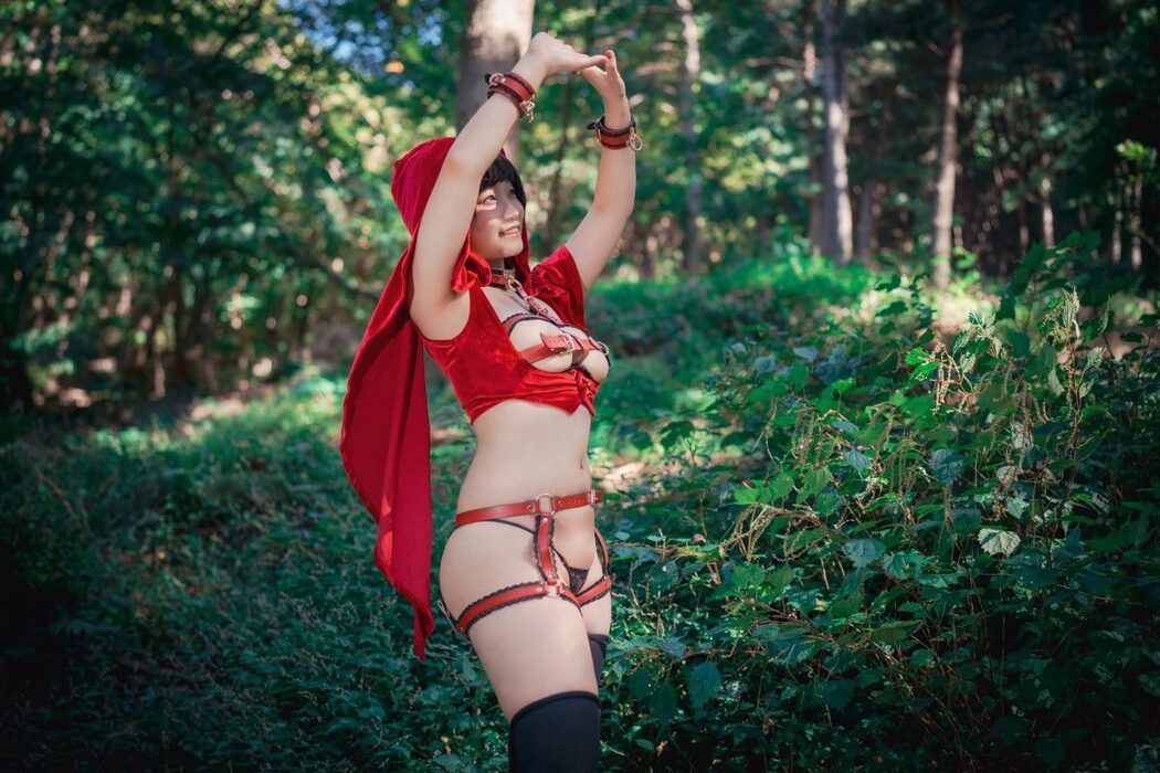 DJAWA Mimmi 밈미 Naughty Red Hiring Hood A