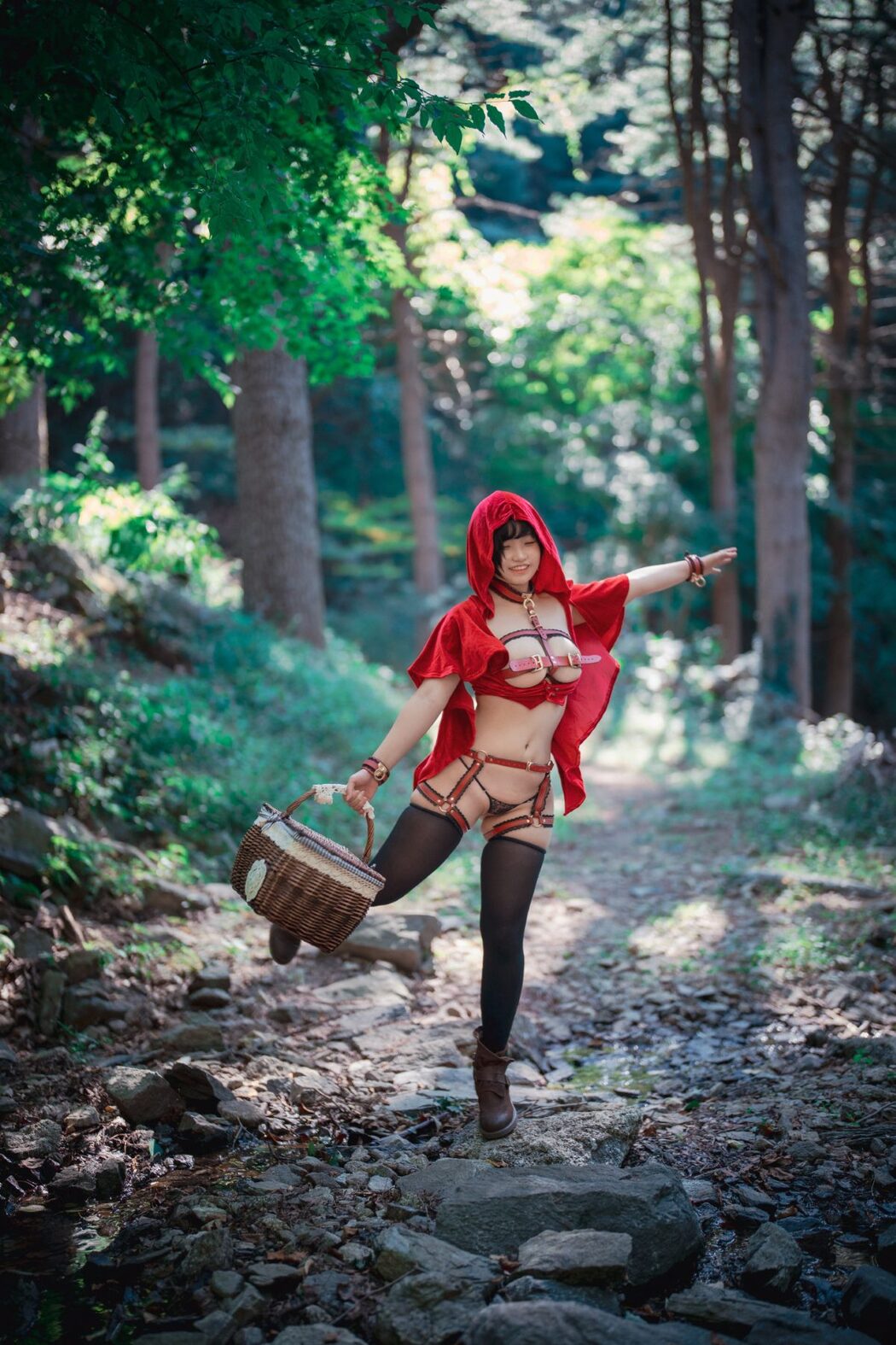 DJAWA Mimmi 밈미 Naughty Red Hiring Hood B