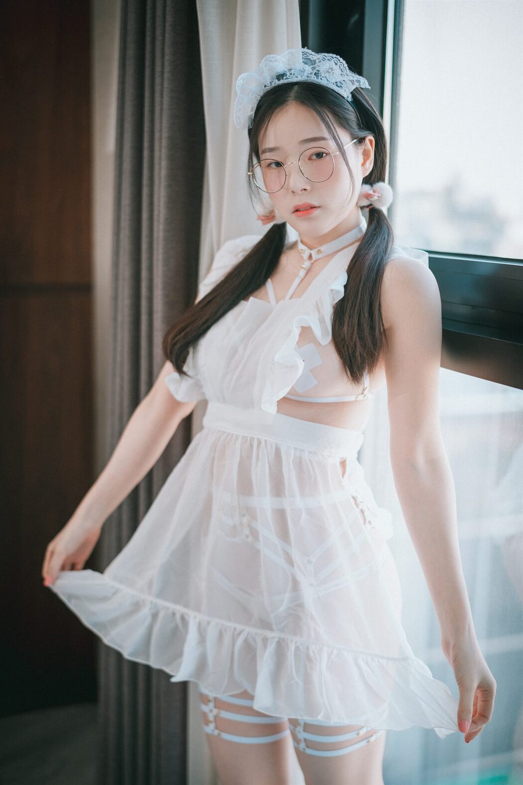 DJAWA Pia 피아 Sheer Chiffon Apron