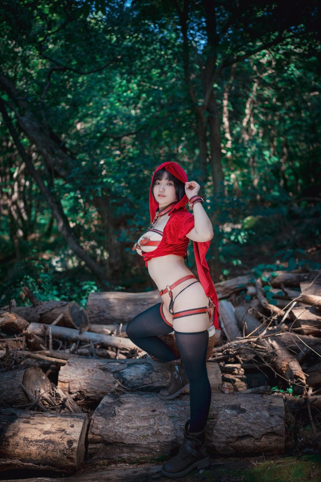 DJAWA Mimmi 밈미 Naughty Red Hiring Hood B
