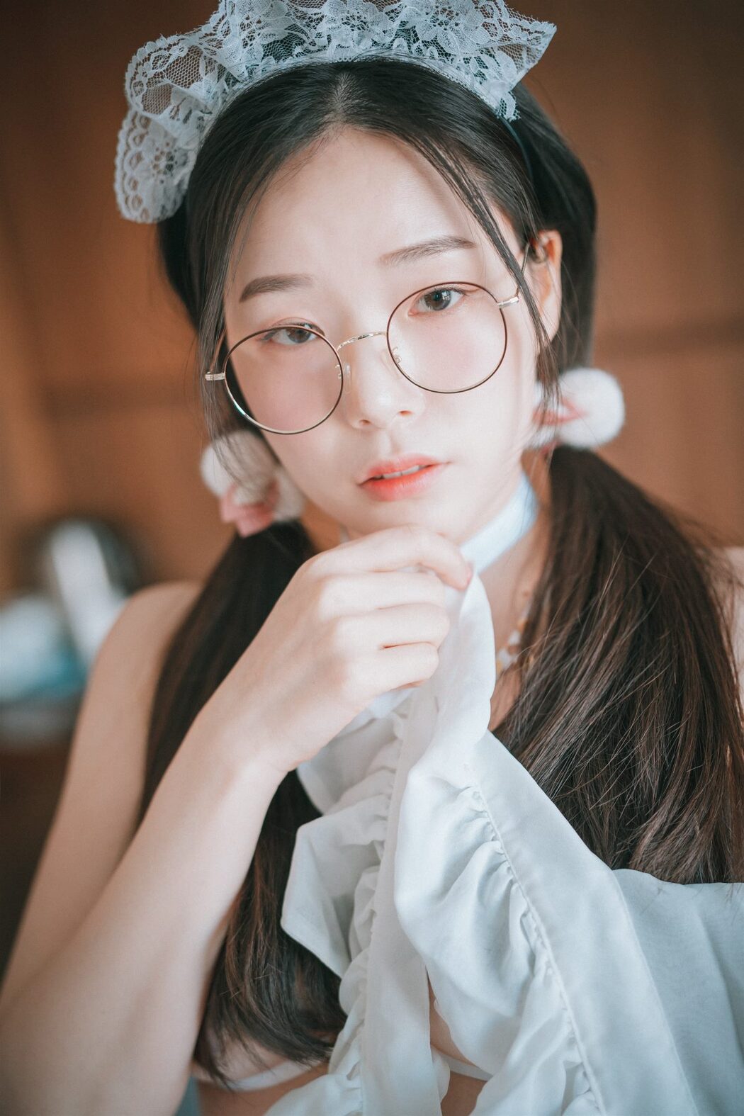 DJAWA Pia 피아 Sheer Chiffon Apron