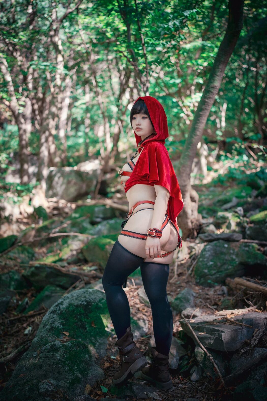DJAWA Mimmi 밈미 Naughty Red Hiring Hood A