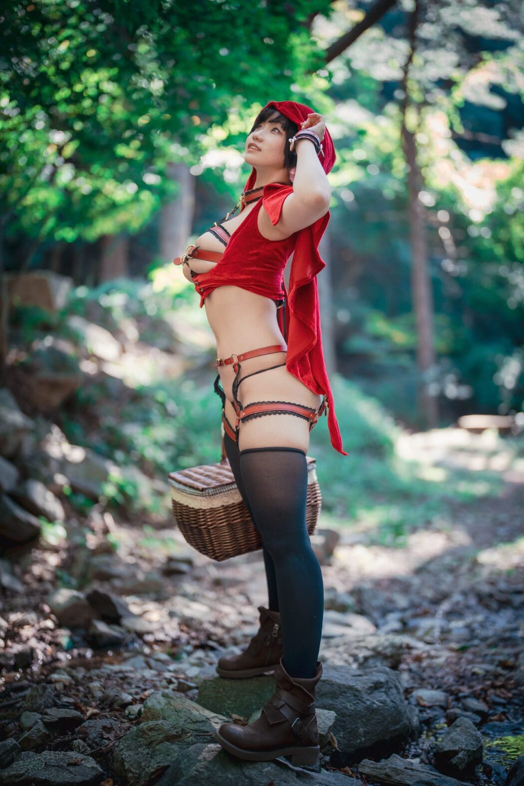 DJAWA Mimmi 밈미 Naughty Red Hiring Hood B
