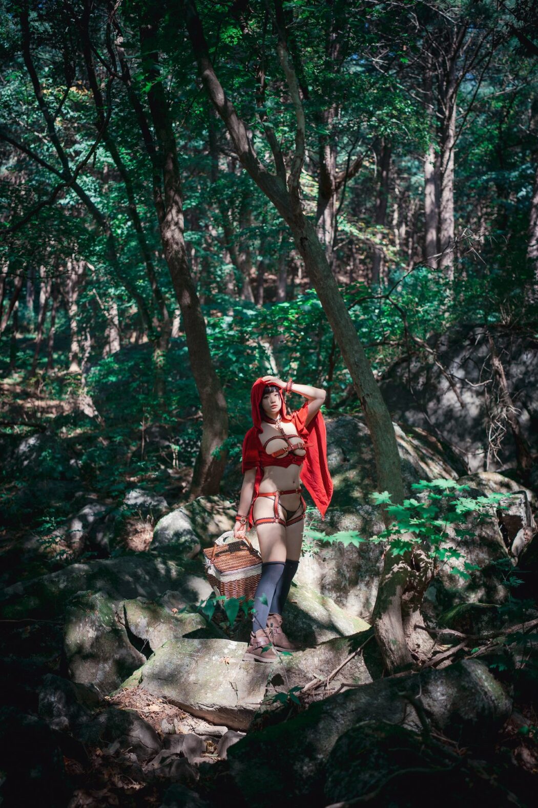 DJAWA Mimmi 밈미 Naughty Red Hiring Hood A