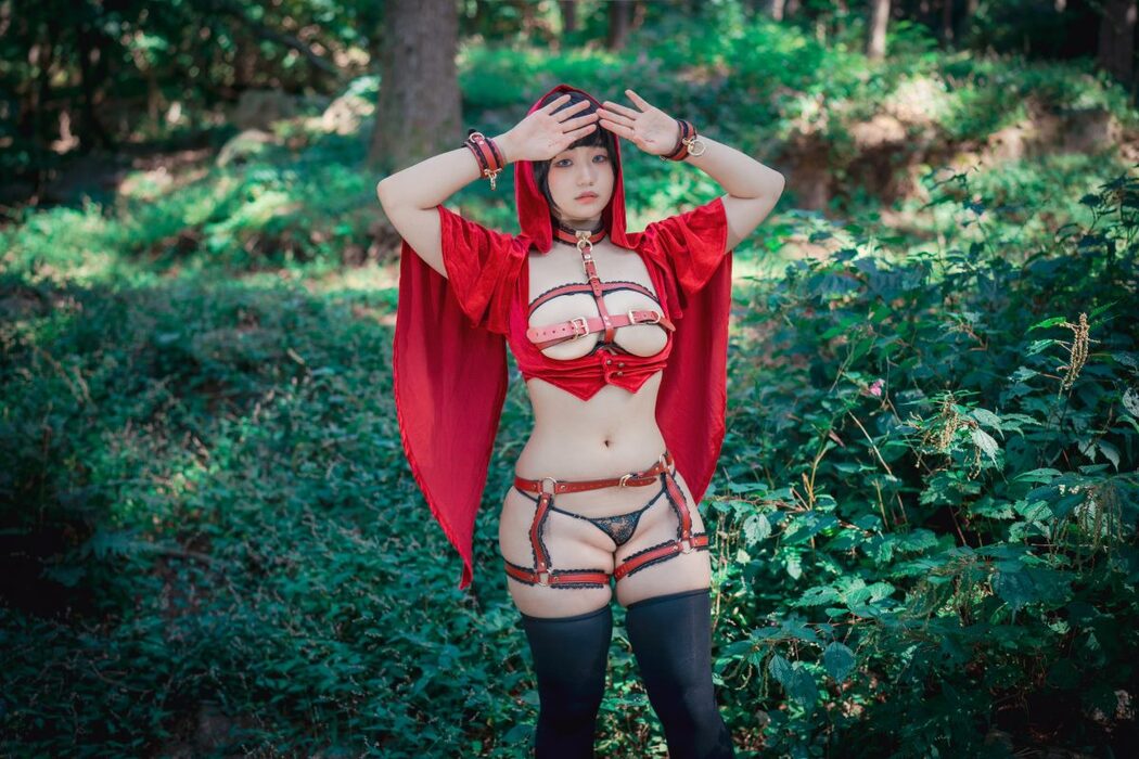 DJAWA Mimmi 밈미 Naughty Red Hiring Hood A