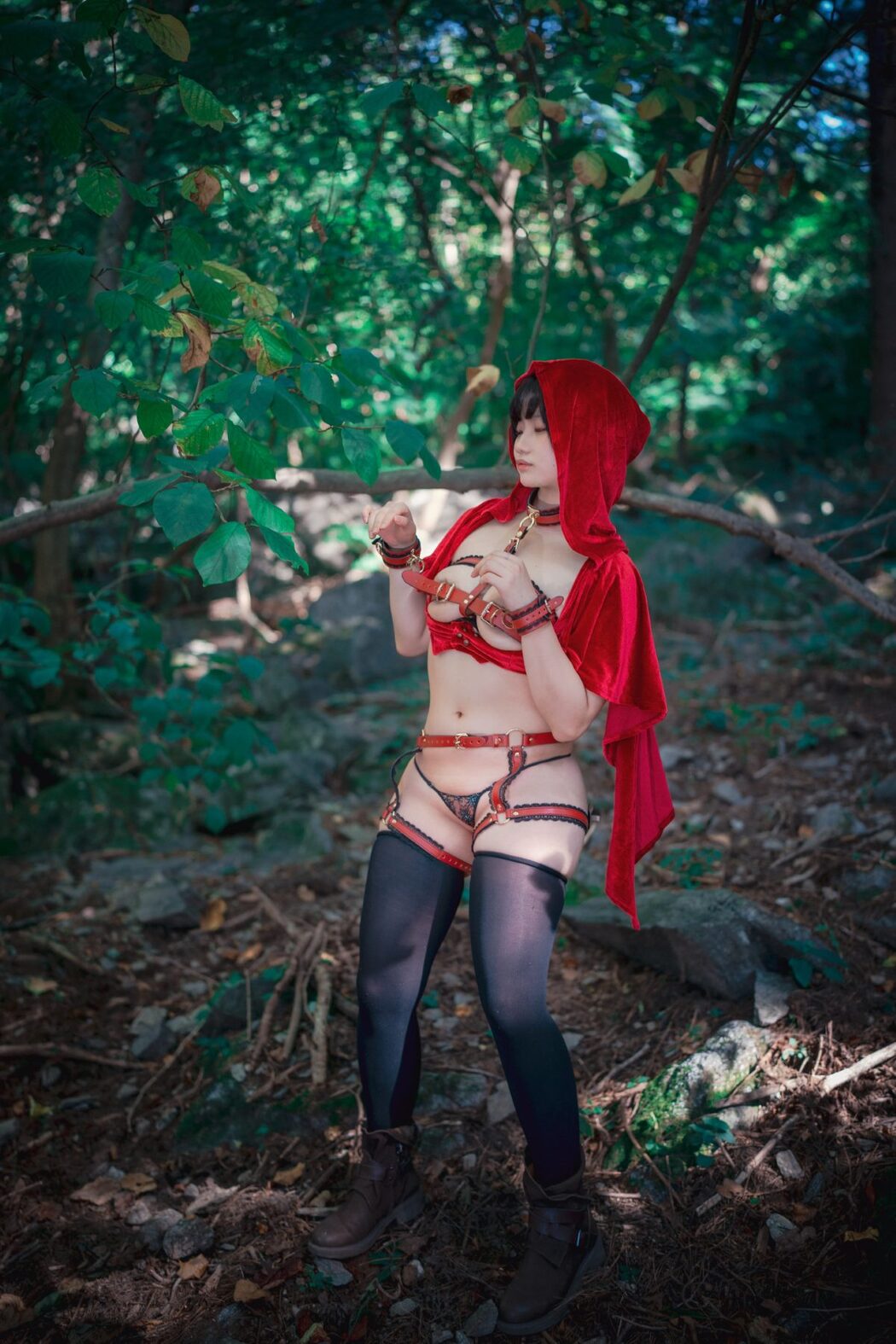 DJAWA Mimmi 밈미 Naughty Red Hiring Hood B
