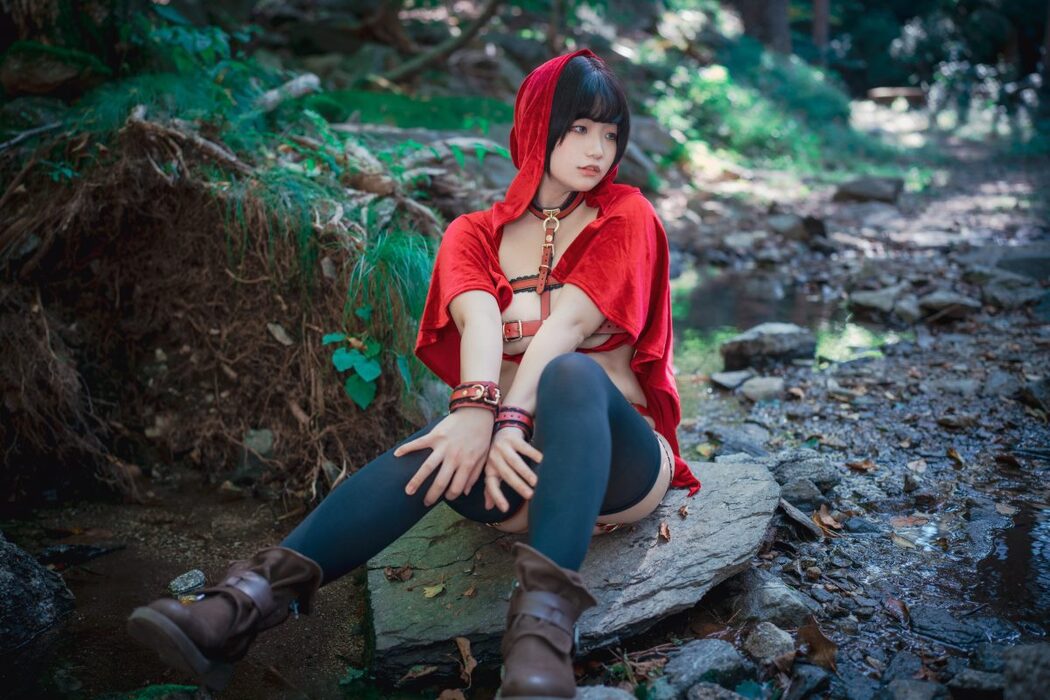DJAWA Mimmi 밈미 Naughty Red Hiring Hood A