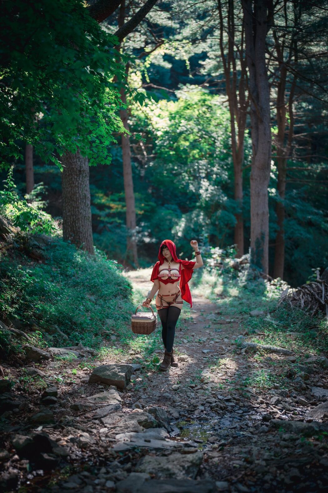 DJAWA Mimmi 밈미 Naughty Red Hiring Hood B