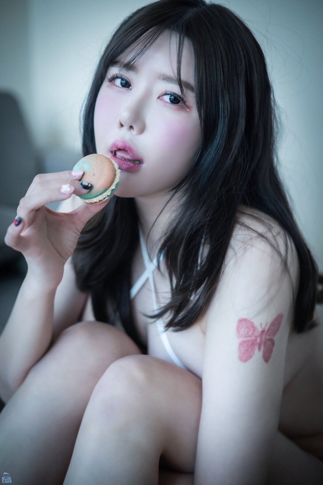 BLUECAKE SUA 지수아 – Vol.05 Nude Bikini White RED