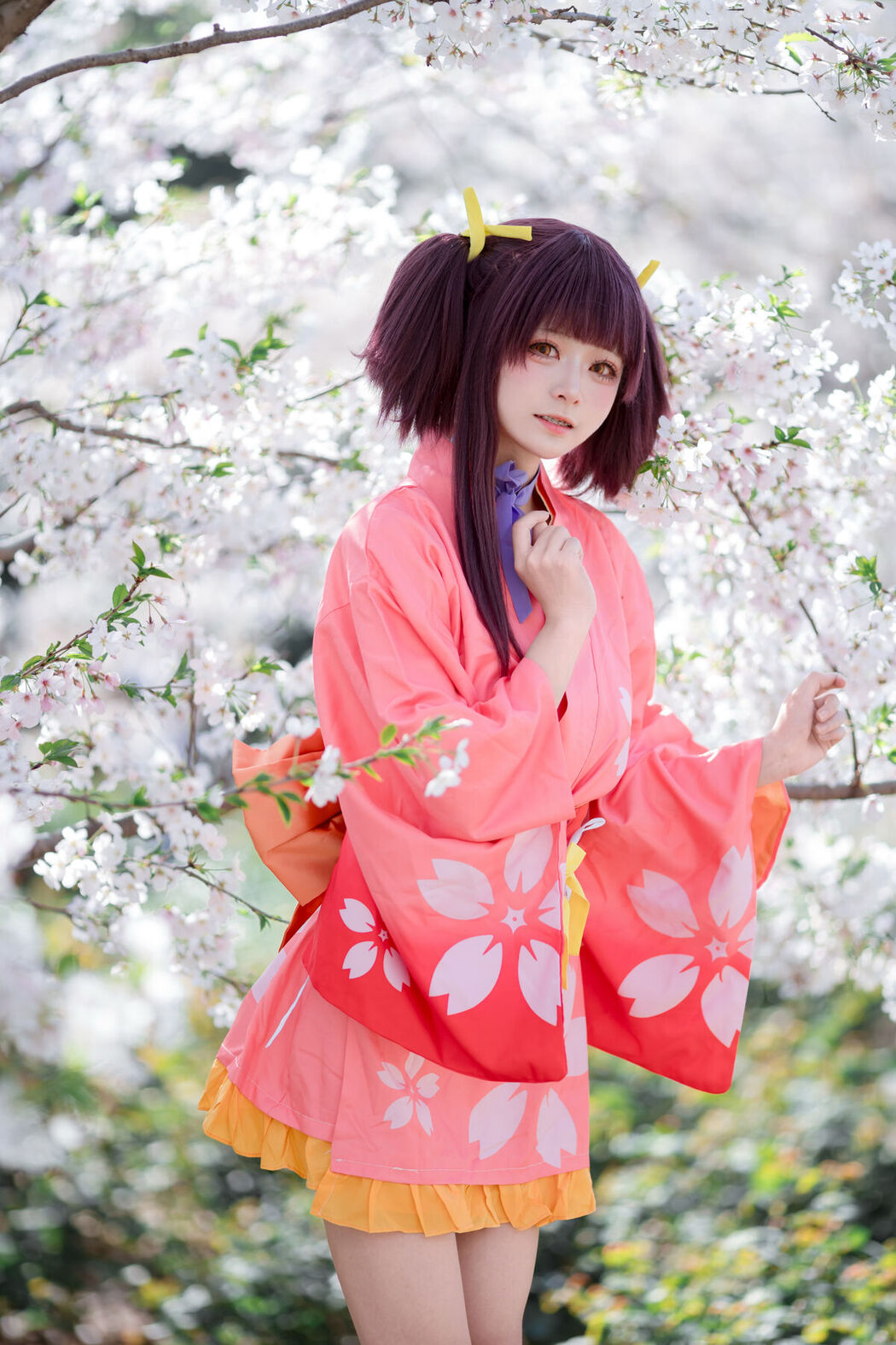 Coser@九柒喵 – 甲铁城的卡巴内利 无名 和服 (35P)