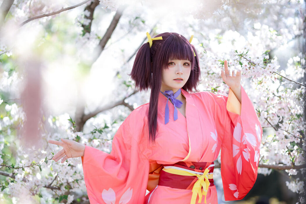 Coser@九柒喵 &#8211; 甲铁城的卡巴内利 无名 和服 (35P)