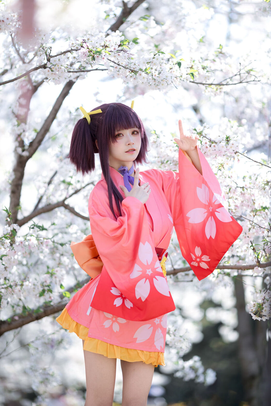Coser@九柒喵 &#8211; 甲铁城的卡巴内利 无名 和服 (35P)