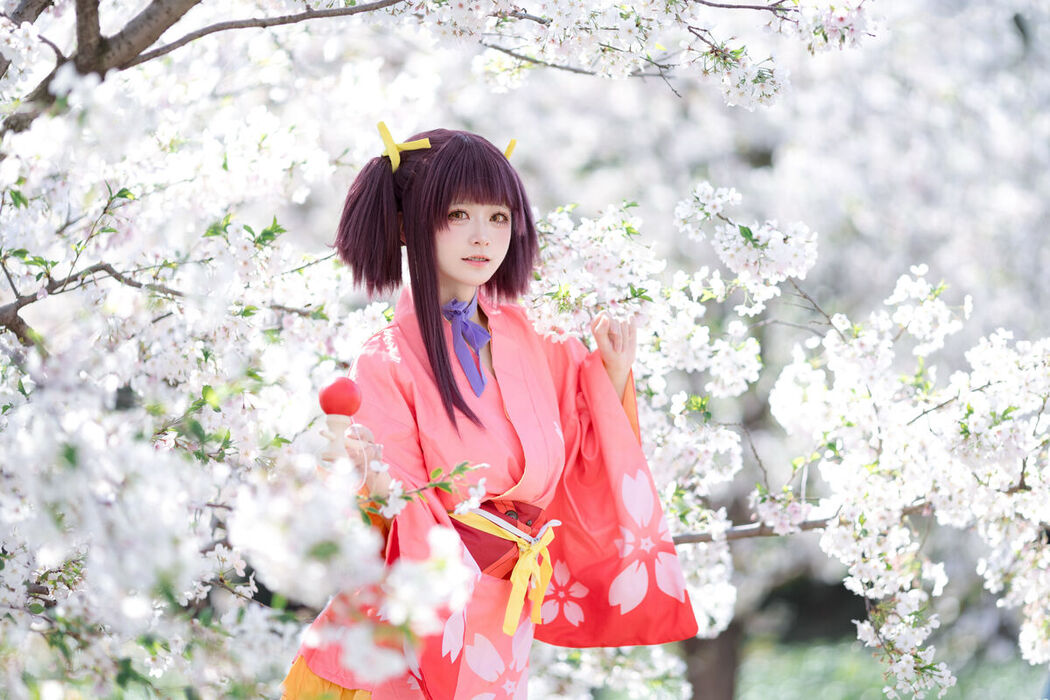 Coser@九柒喵 &#8211; 甲铁城的卡巴内利 无名 和服 (35P)