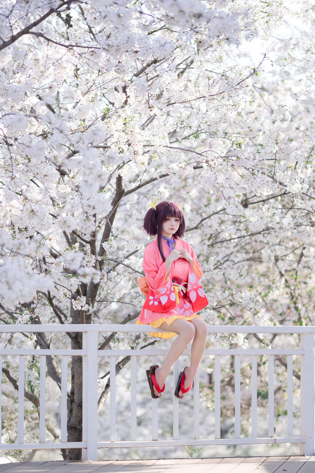 Coser@九柒喵 – 甲铁城的卡巴内利 无名 和服 (35P)