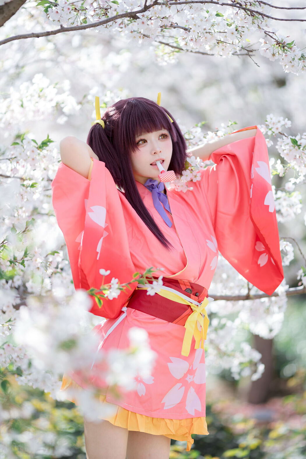 Coser@九柒喵 &#8211; 甲铁城的卡巴内利 无名 和服 (35P)