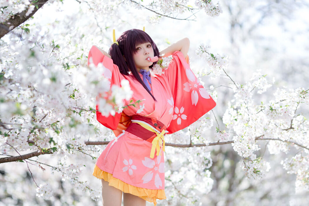 Coser@九柒喵 &#8211; 甲铁城的卡巴内利 无名 和服 (35P)