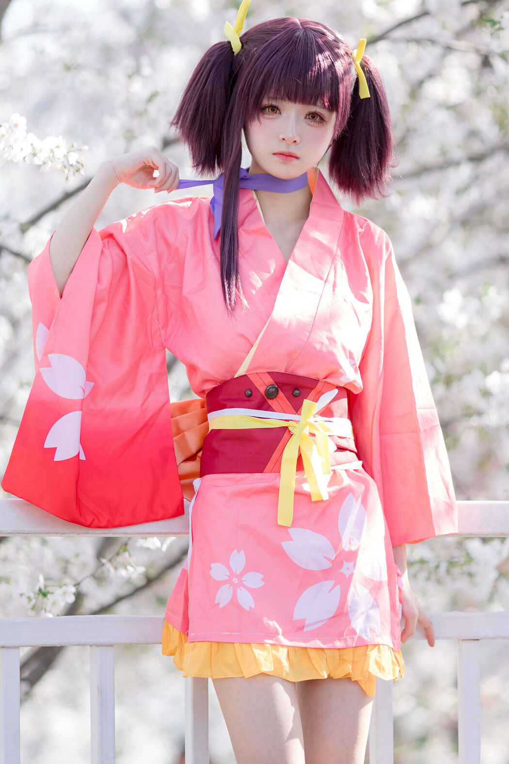Coser@九柒喵 – 甲铁城的卡巴内利 无名 和服 (35P) Cover Photo