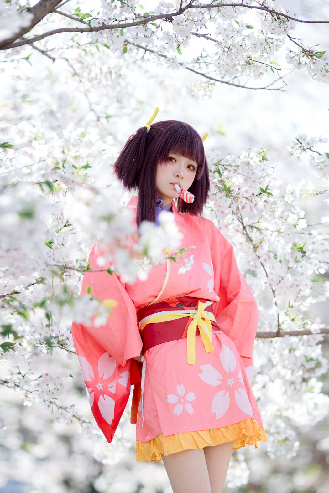 Coser@九柒喵 &#8211; 甲铁城的卡巴内利 无名 和服 (35P)