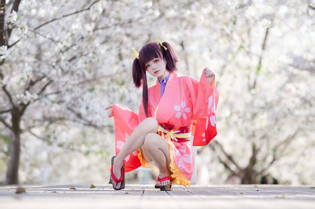 Coser@九柒喵 – 甲铁城的卡巴内利 无名 和服 (35P)