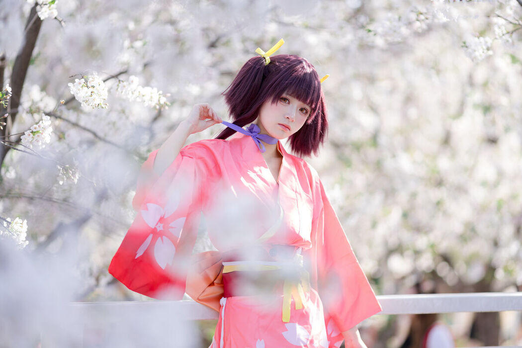 Coser@九柒喵 – 甲铁城的卡巴内利 无名 和服 (35P)