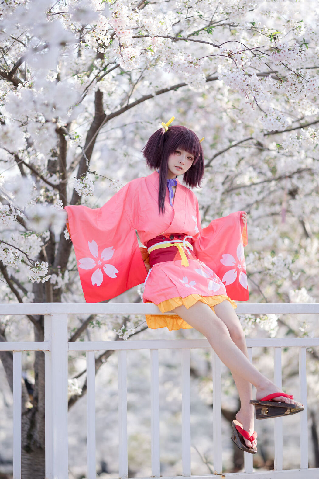 Coser@九柒喵 &#8211; 甲铁城的卡巴内利 无名 和服 (35P)