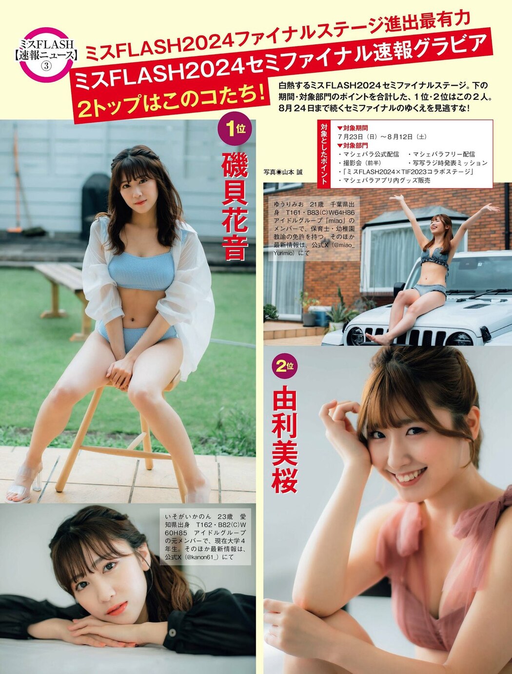 FLASH 2023-09-05 No.1701 大久保桜子 相楽伊織 玉田志織 鈴木ふみ奈 さくらわかな 大盛真歩
