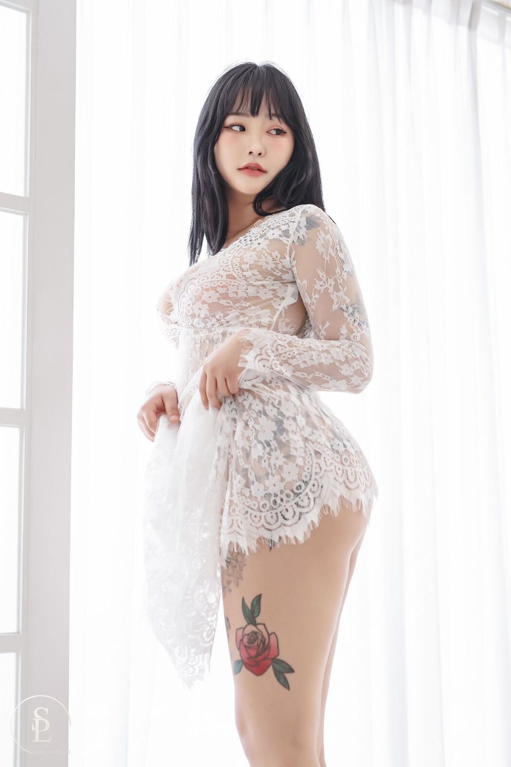SaintPhotoLife – Jeon Bo-Yeon 전보연 – Vol.07 Leopard And Red Kimono