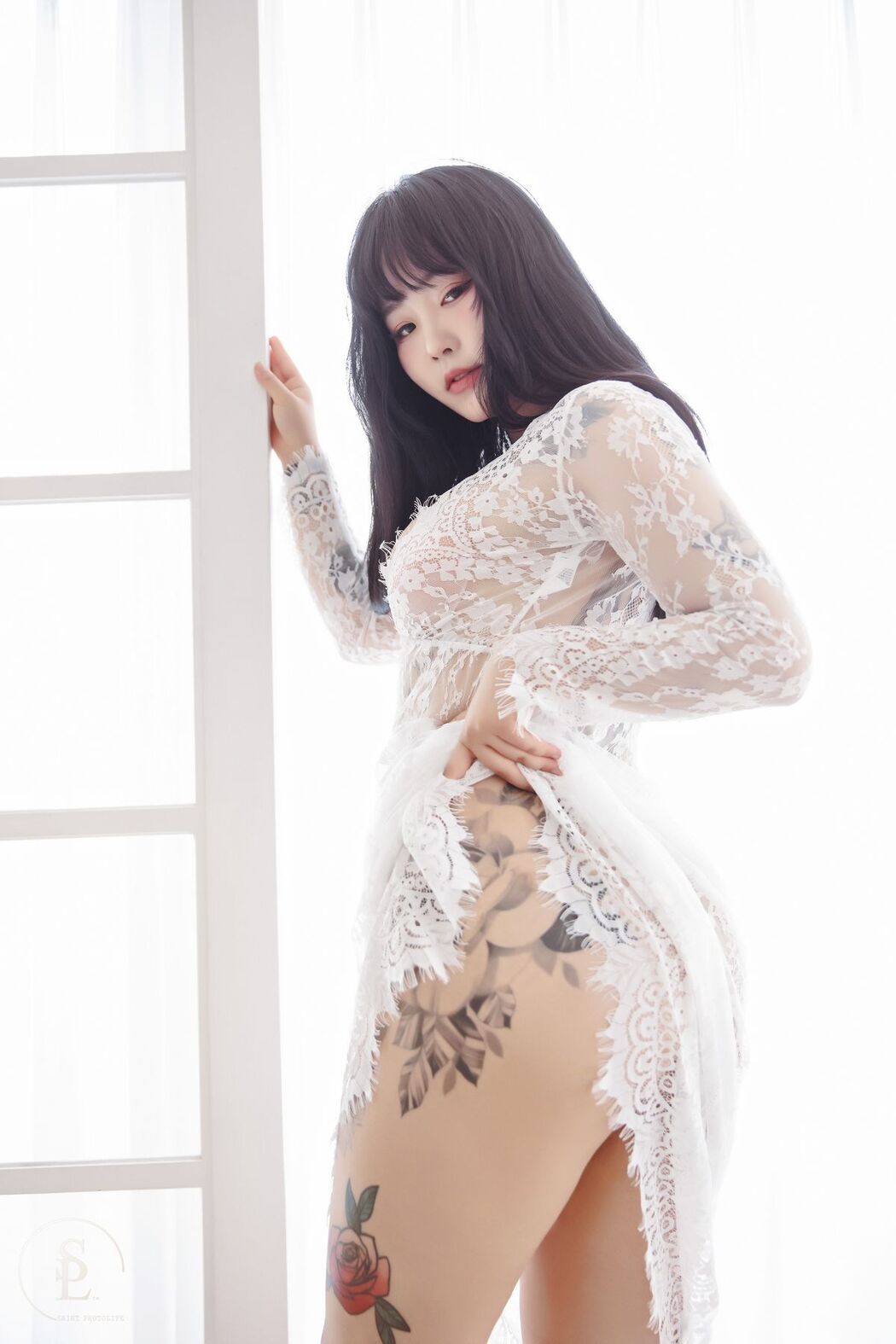 SaintPhotoLife – Jeon Bo-Yeon 전보연 – Vol.07 Leopard And Red Kimono