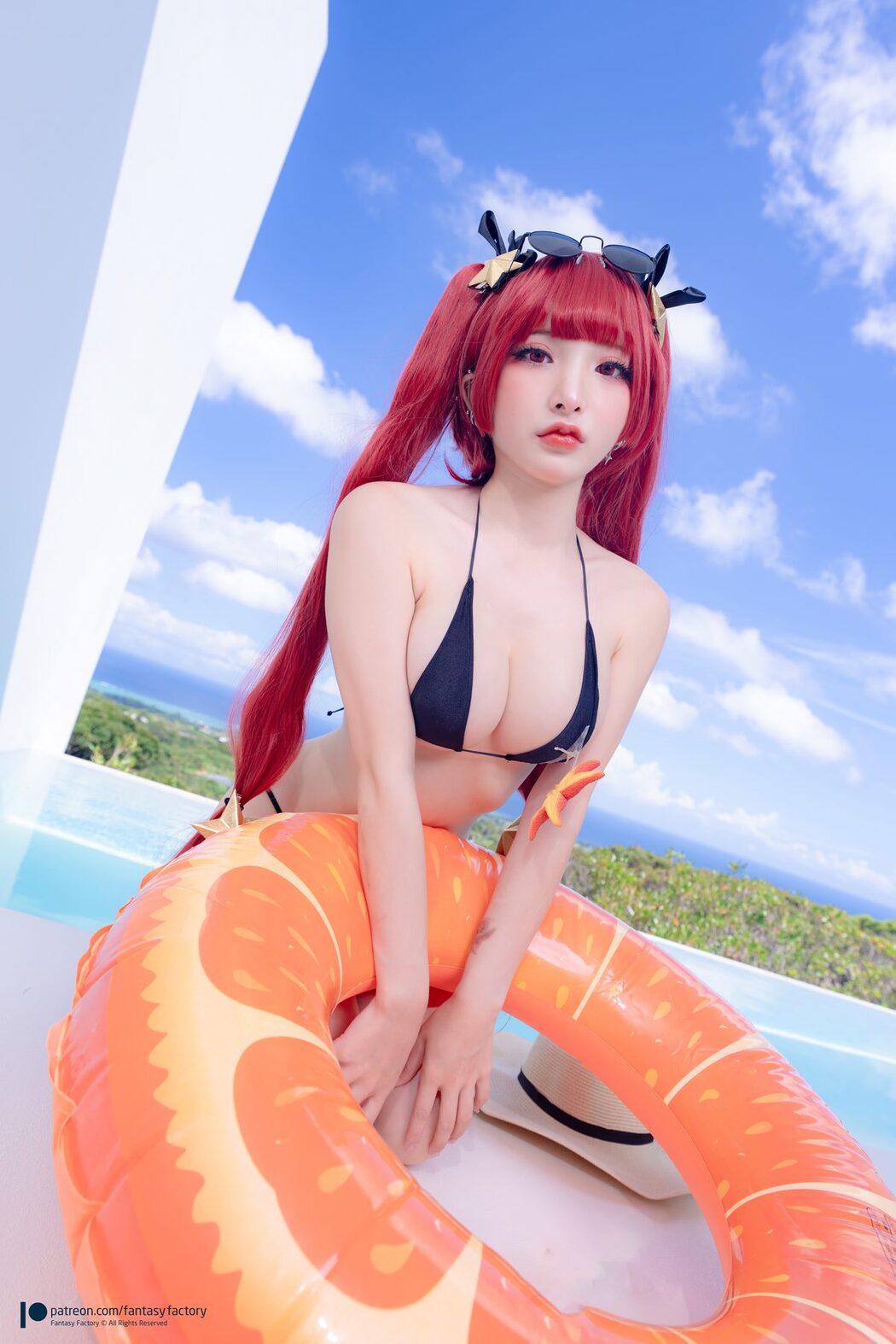 Fantasy Factory 小丁 – Cosplay 写真 – 檀香山泳衣