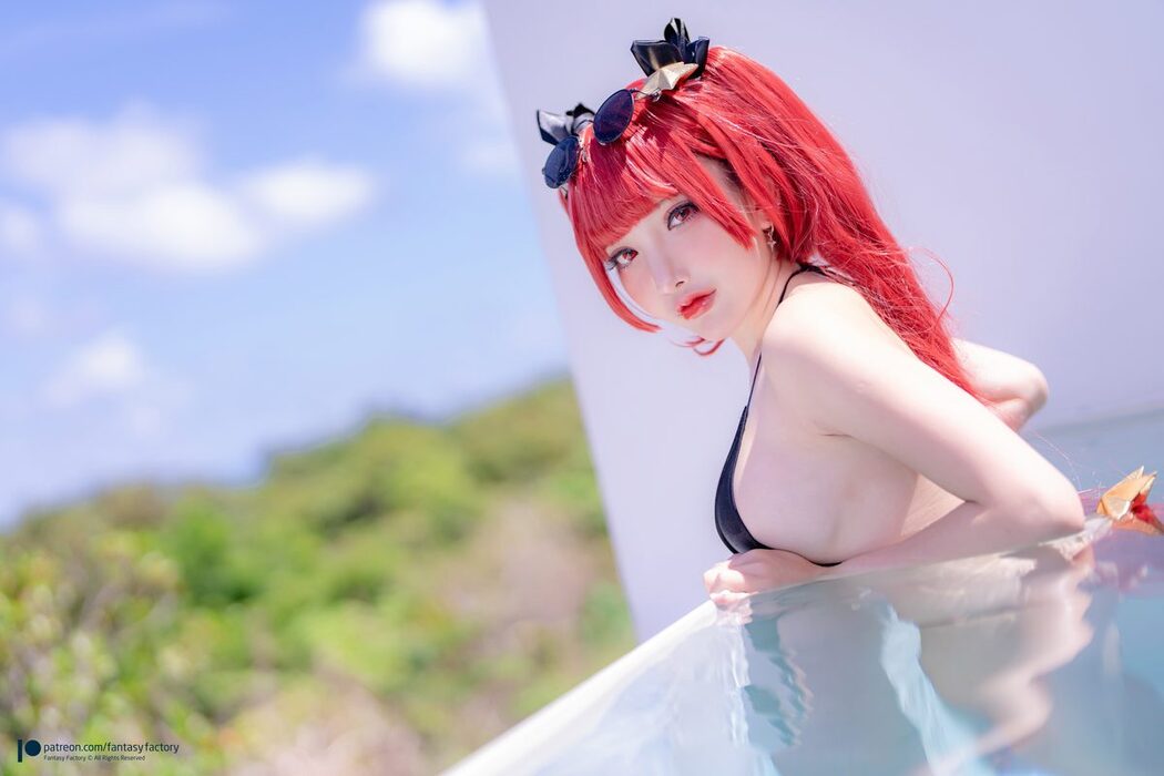 Fantasy Factory 小丁 – Cosplay 写真 – 檀香山泳衣