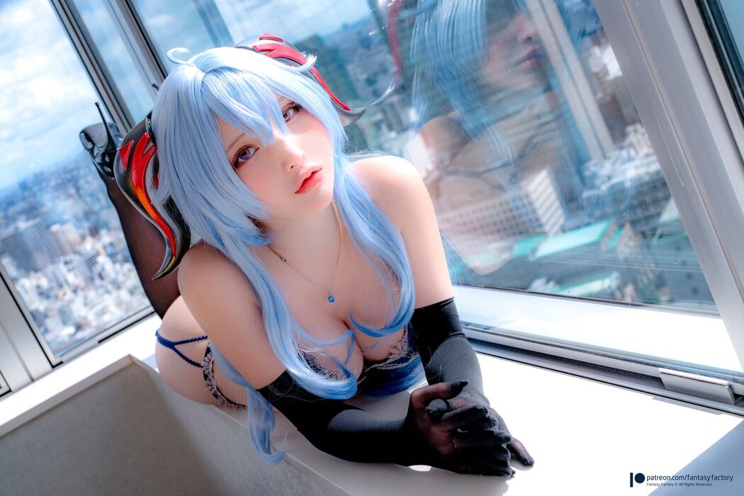 Fantasy Factory 小丁 – Cosplay 写真 – 甘雨内衣