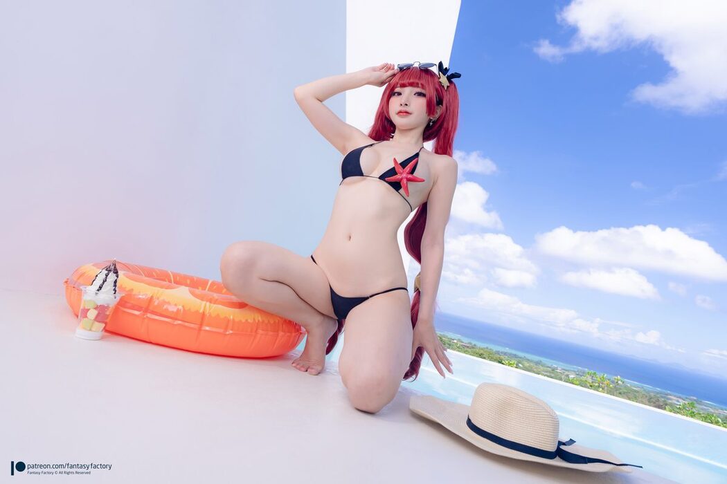Fantasy Factory 小丁 – Cosplay 写真 – 檀香山泳衣