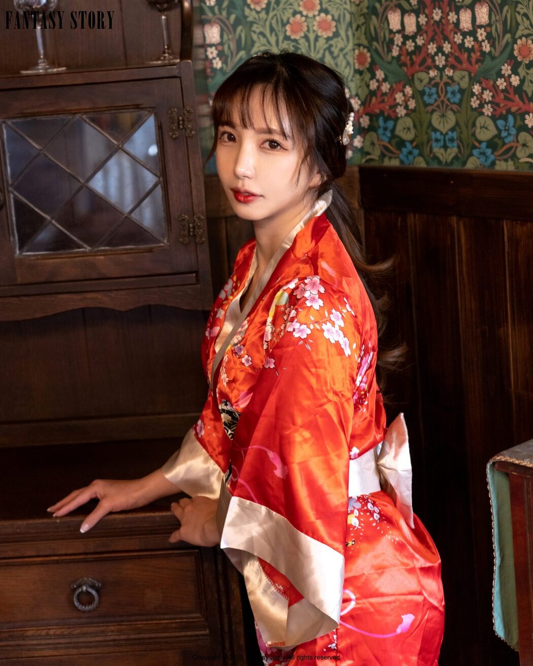Fantasy Story Rua – A Girl In A Red Yukata A