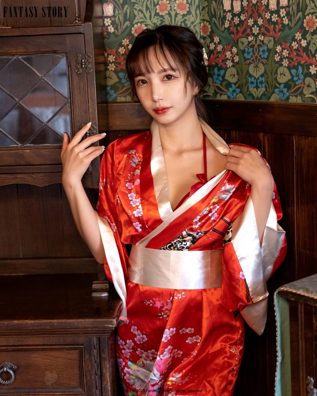 Fantasy Story Rua – A Girl In A Red Yukata A