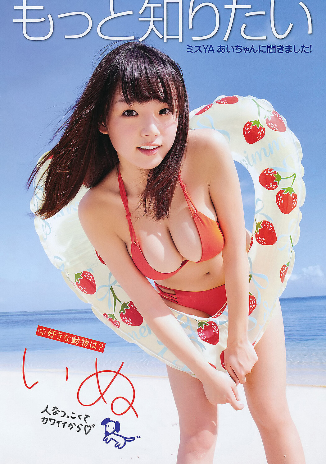 Minori Hatsune 初音みのり, Young Animal 2011 No.17 (ヤングアニマル 2011年17号)