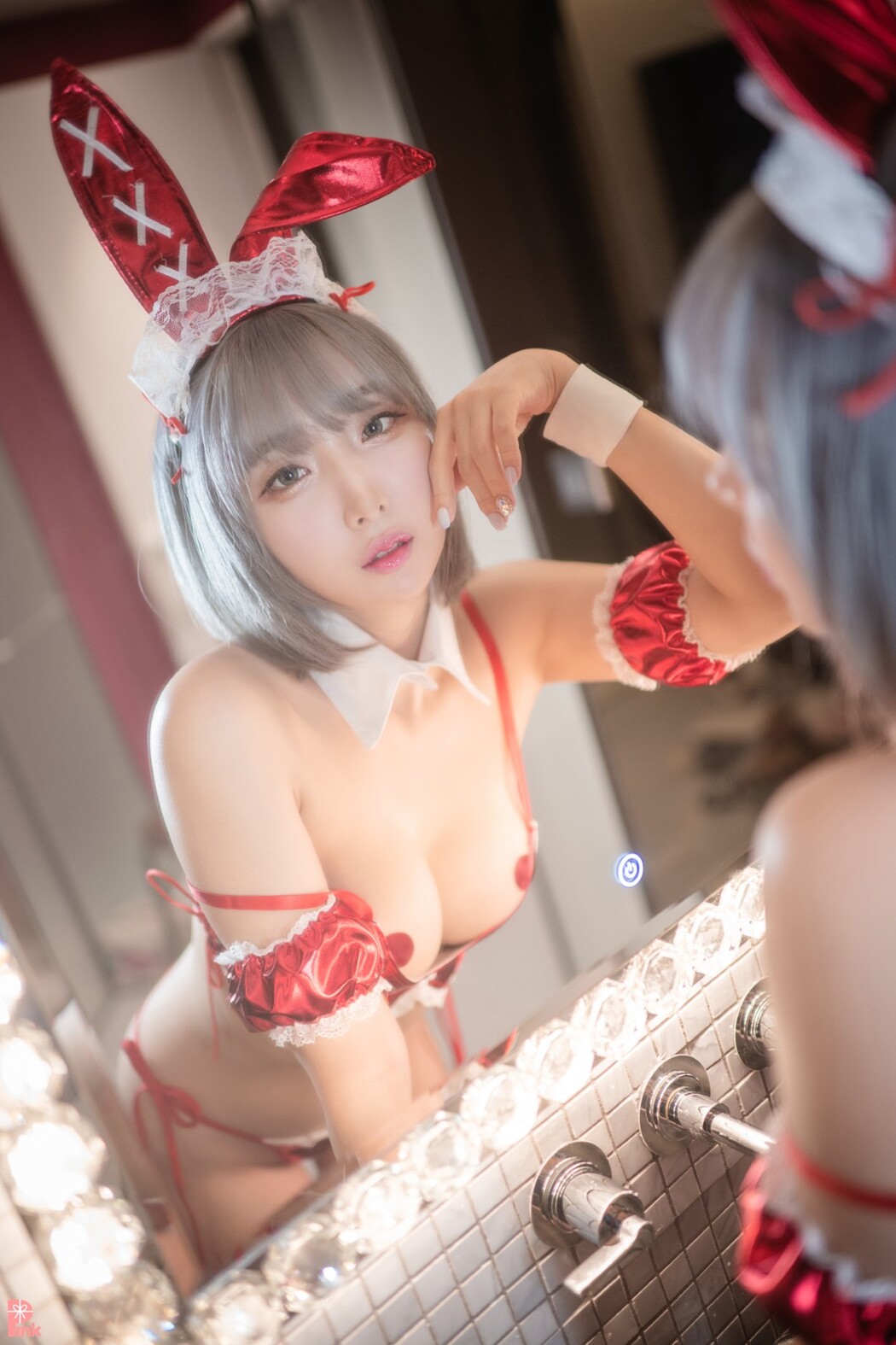 PINK Dayeon 다연 – Cosplay Event – Red Bunny