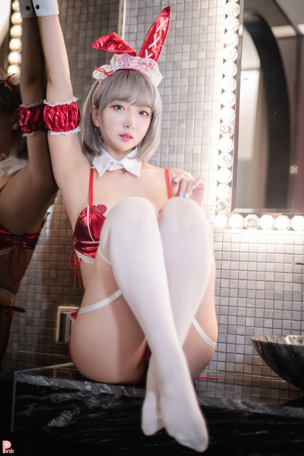 PINK Dayeon 다연 – Cosplay Event – Red Bunny