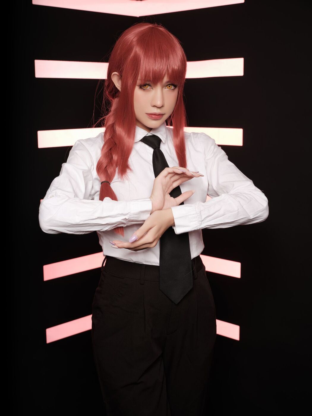 Coser@PingPing – Makima Hell Rider Chainsaw Man (32P)