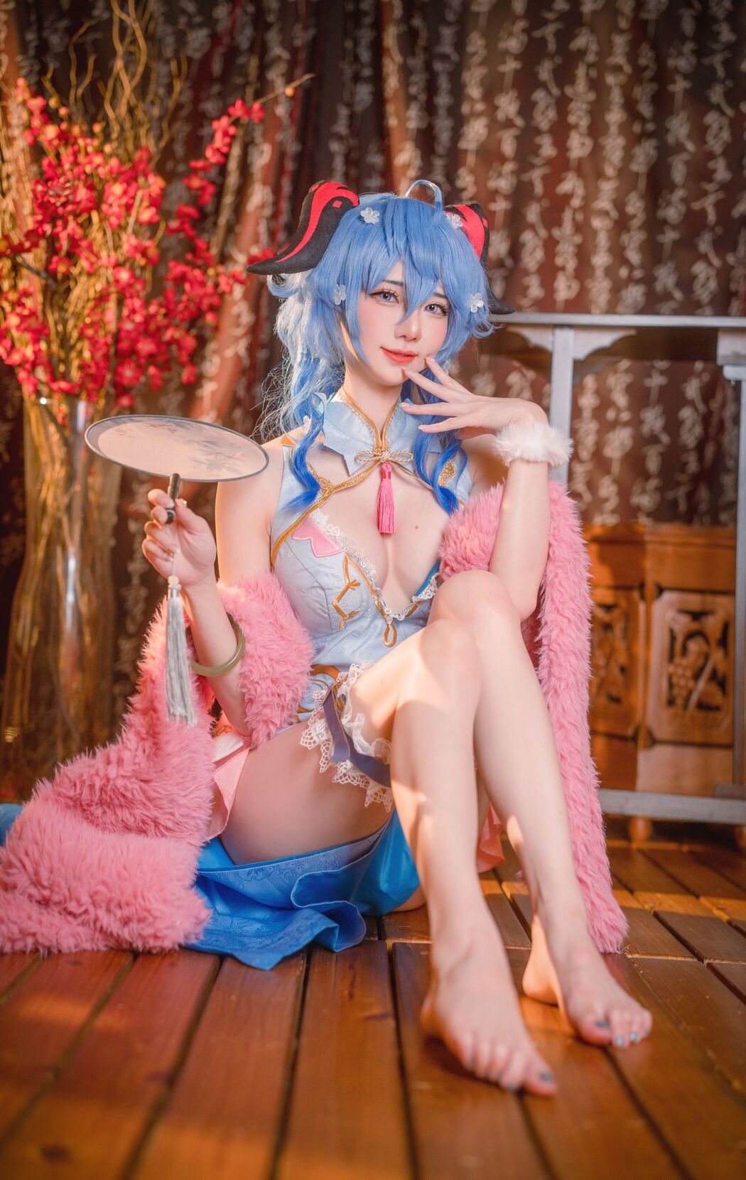 Coser@Sally多啦雪 Sally Dorasnow – Ganyu QiPao (40P)