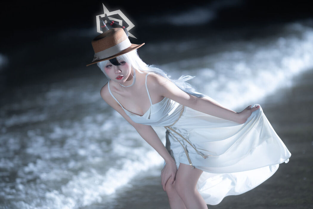 Coser@纸悦Etsu_ko &#8211; 加代子白裙 (21P)
