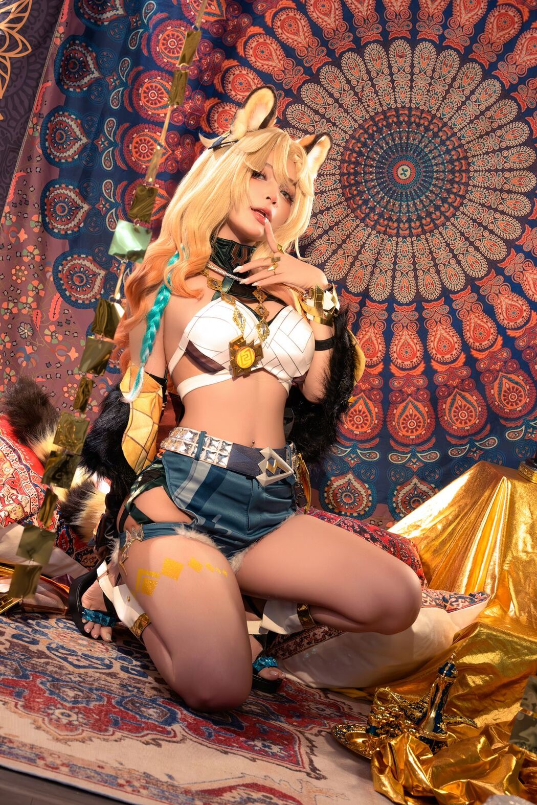 Coser@UmekoJ – Xilonen – Genshin Impact Part1 (49P – 7V)