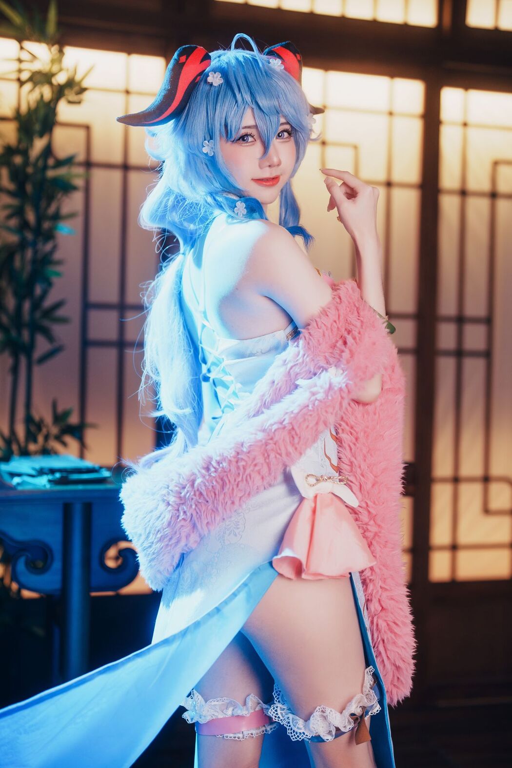 Coser@Sally多啦雪 Sally Dorasnow – Ganyu QiPao (40P)