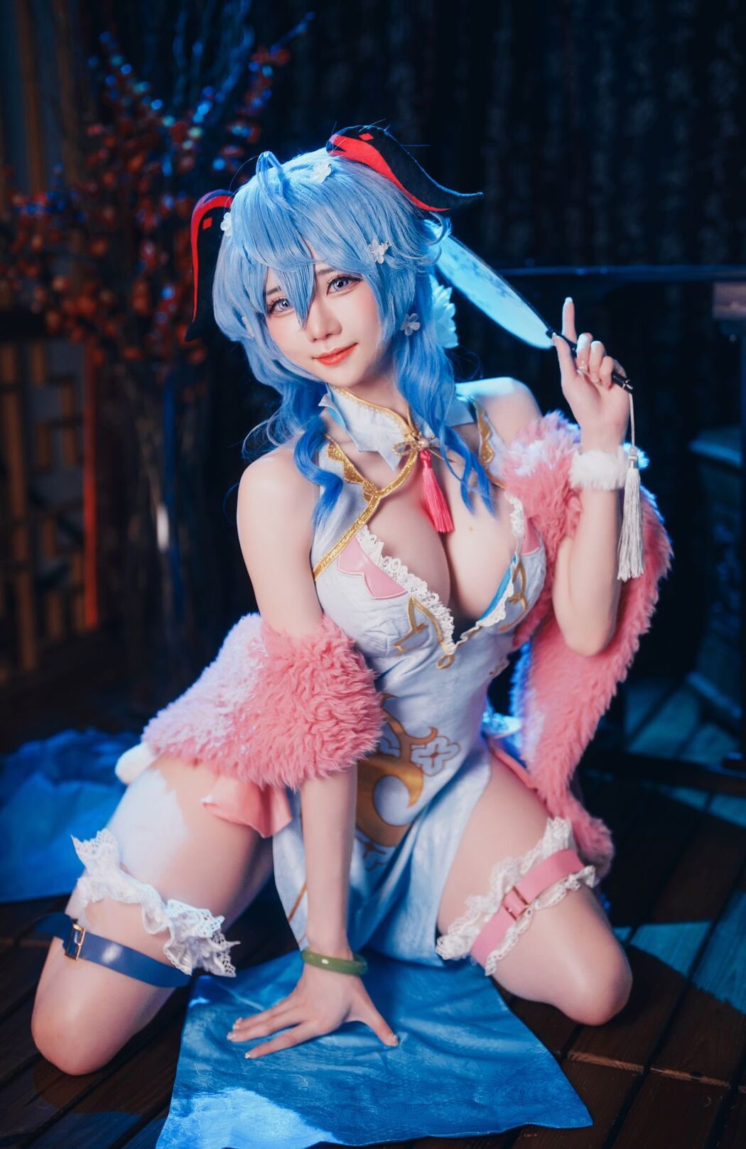 Coser@Sally多啦雪 Sally Dorasnow – Ganyu QiPao (40P)