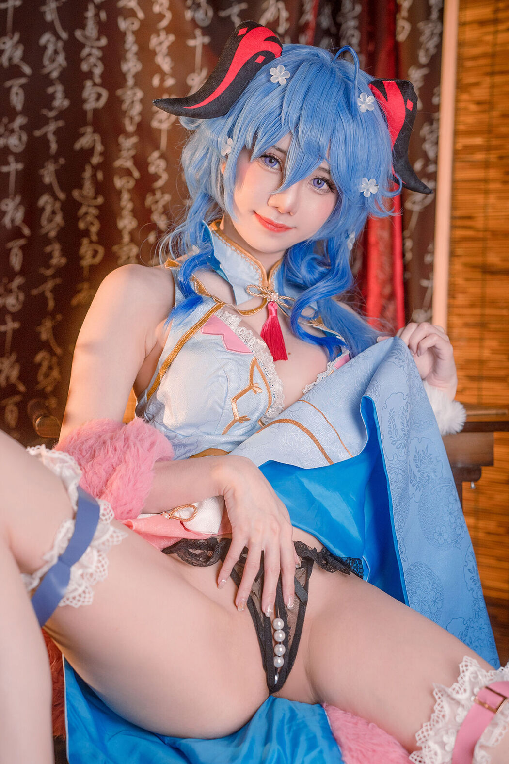 Coser@Sally多啦雪 Sally Dorasnow – Ganyu QiPao (40P) Cover Photo