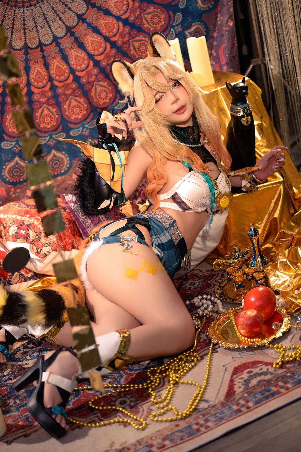Coser@UmekoJ – Xilonen – Genshin Impact Part1 (49P – 7V)